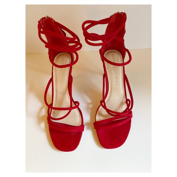 ❌❌SOLD❌❌Chinese Laundry Sheena Red Heels NWOT - Picture 11 of 13